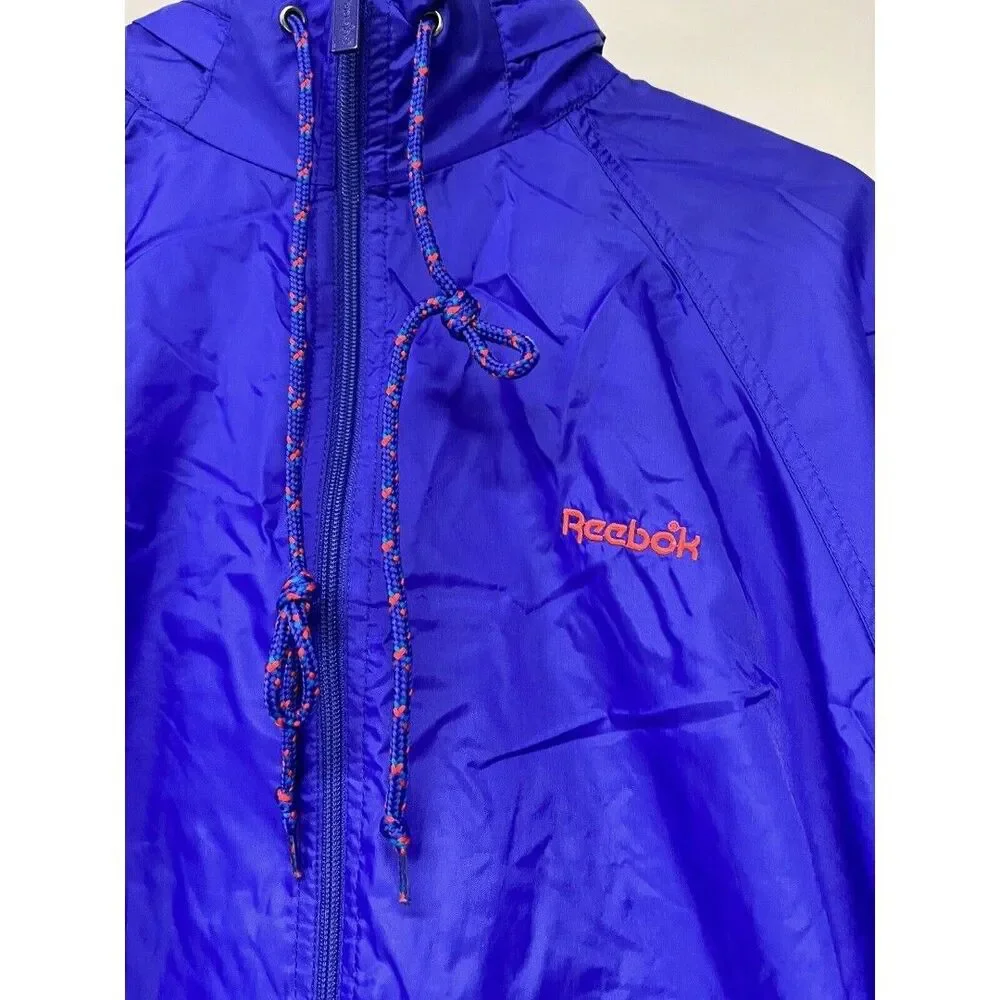 Vintage Reebok Sport Windbreaker Jacket Full Zip Large